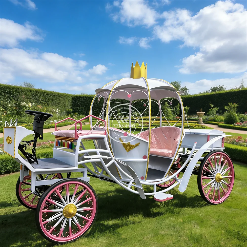 Elegant Cinderella Pumpkin Carriage Royal Wedding Princess Carriage Horse Drawn Vintage Carriage
Elegant Cinderella Pumpkin Carriage Royal Wedding Princess Carriage Horse Drawn Vintage Carriage