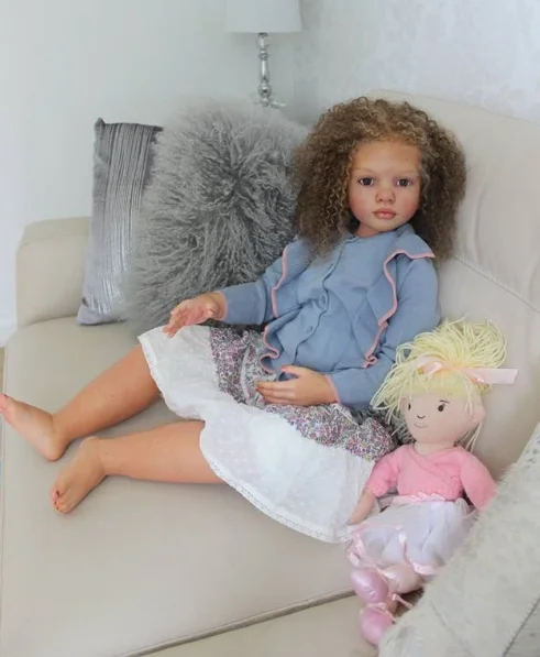 St. Store 42inches Big Girl Reborn Doll High Quality Hand Draw Details Aloenka Grey Curly Hair
St. Store 42inches Big Girl Reborn Doll High Quality Hand Draw Details Aloenka Grey Curly Hair