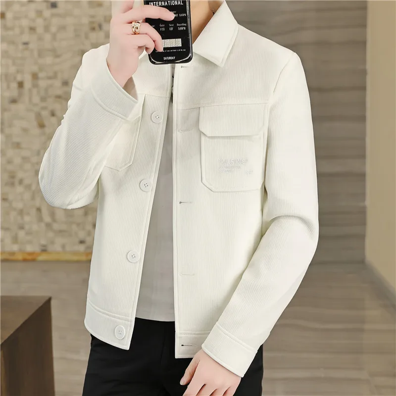 Loose Fit Casual Faion Busin Jaet Men's Spring Autumn Seasonal New Sle Lapel Coat Sli Urban Geometry Pattern
Loose Fit Casual Faion Busin Jaet Men's Spring Autumn Seasonal New Sle Lapel Coat Sli Urban Geometry Pattern