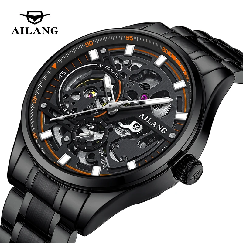 AILANG 8355 Модные механические часы Белые автоматические механические часы из нержавеющей стали Водонепроницаемые светящиеся полые автоматические часы для мужчин
AILANG 8355 Модные механические часы Белые автоматические механические часы из нержавеющей стали Водонепроницаемые светящиеся полые автоматические часы для мужчин