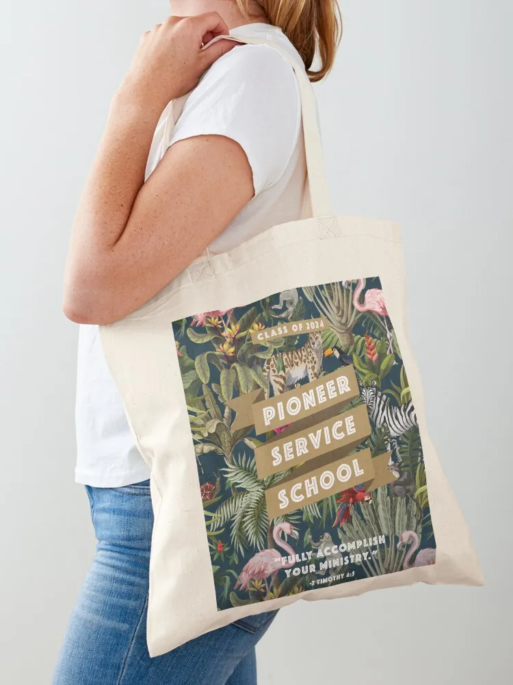 Pioneer Service School 2024 (Jungle) Tote Bag Canvas bag for women Women's bags great bag Women's shopping
Pioneer Service School 2024 (Jungle) Tote Bag Canvas bag for women Women's bags great bag Women's shopping