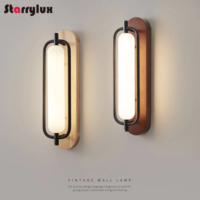 Nordic Minimalist Solid Wood Wall Sconce Hotel Bedside Light Designer Corridor Bedroom Lamp
Nordic Minimalist Solid Wood Wall Sconce Hotel Bedside Light Designer Corridor Bedroom Lamp