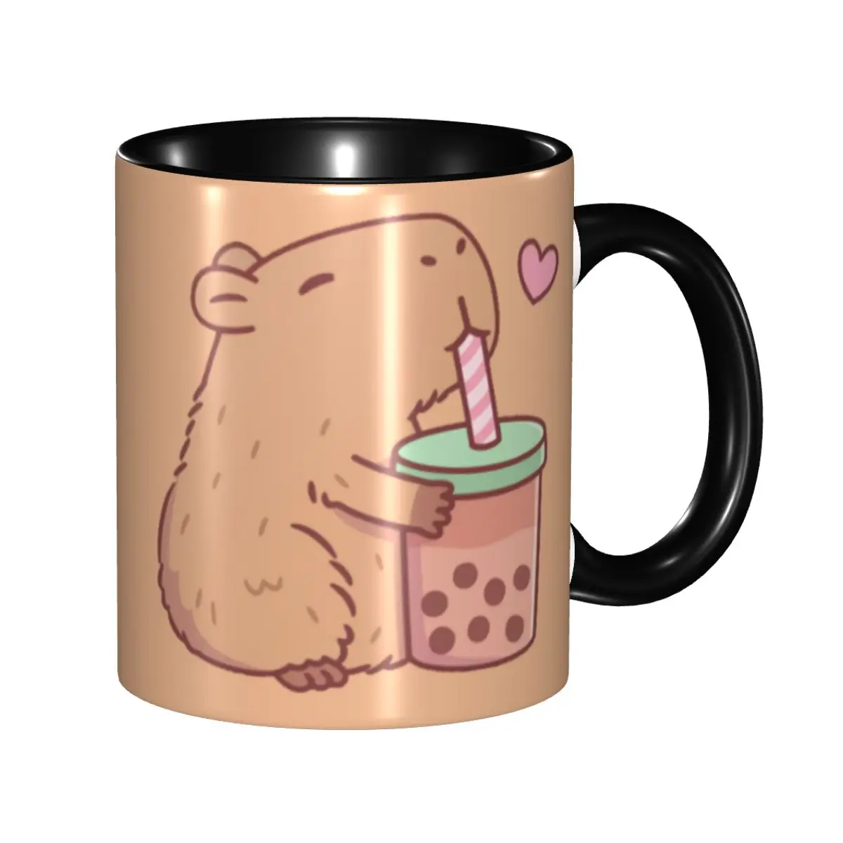 Cute Capybara Loves Bubble Tea Coffee Mug DIY Personalized Ceramic Tea Milk Mug Cup
Cute Capybara Loves Bubble Tea Coffee Mug DIY Personalized Ceramic Tea Milk Mug Cup