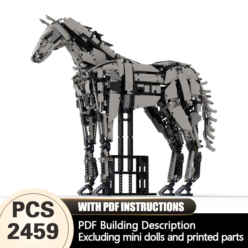 Creators Animal Series Model MOC Building Bricks White Horse Statue Modular Technology Gifts Holiday Assemble Children Toys Suit
Creators Animal Series Model MOC Building Bricks White Horse Statue Modular Technology Gifts Holiday Assemble Children Toys Suit