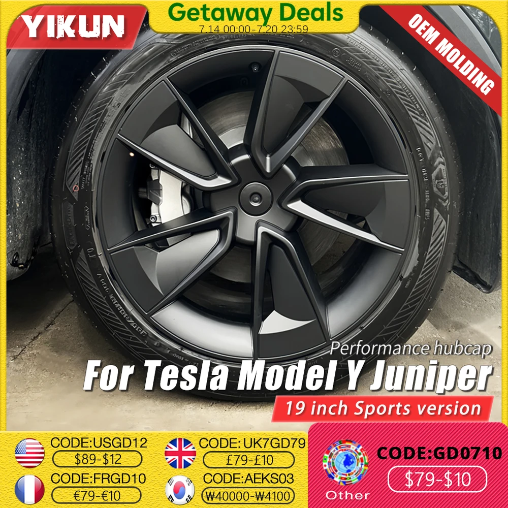 4PCS Hub Cap 19 Inch for Tesla Model Y Juniper Hubcaps Performance Replacement Crossflow Wheels Cover Full Rim Accessories 2025
4PCS Hub Cap 19 Inch for Tesla Model Y Juniper Hubcaps Performance Replacement Crossflow Wheels Cover Full Rim Accessories 2025