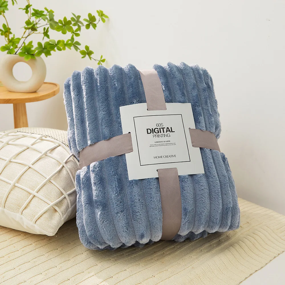 Wide Strip Thickened Rabbit Plush Light Luxury Coral Plush Sofa Blanket Soft and Comfortable Gift Air Conditioner Blanket
Wide Strip Thickened Rabbit Plush Light Luxury Coral Plush Sofa Blanket Soft and Comfortable Gift Air Conditioner Blanket