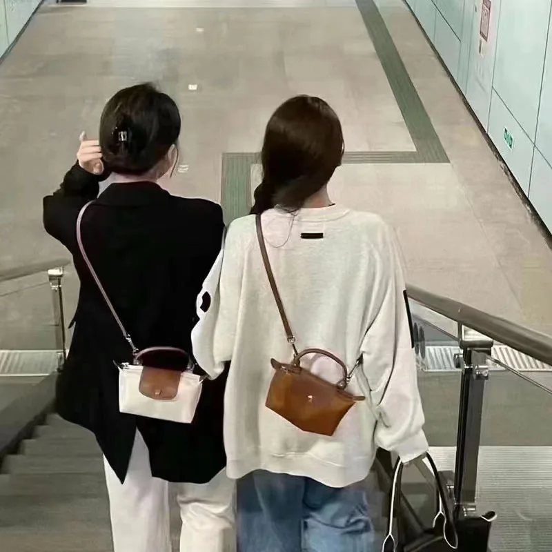 Mini Tote Bag Lightweight Water Resistant Nylon Stylish Compact Portable Small Handbag Premium Leather Trim Women Daily Bag
Mini Tote Bag Lightweight Water Resistant Nylon Stylish Compact Portable Small Handbag Premium Leather Trim Women Daily Bag