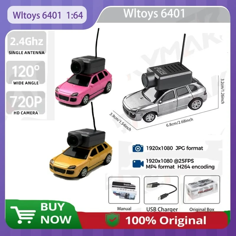 Wltoys6401 Радиоуправляемые автомобили 1/64 мини-полномасштабная FPV беспроводная камера высокой четкости с гироскопом 2,4G высокоскоростной дрейф радиоуправляемый автомобиль игрушка в подарок
Wltoys6401 Радиоуправляемые автомобили 1/64 мини-полномасштабная FPV беспроводная камера высокой четкости с гироскопом 2,4G высокоскоростной дрейф радиоуправляемый автомобиль игрушка в подарок