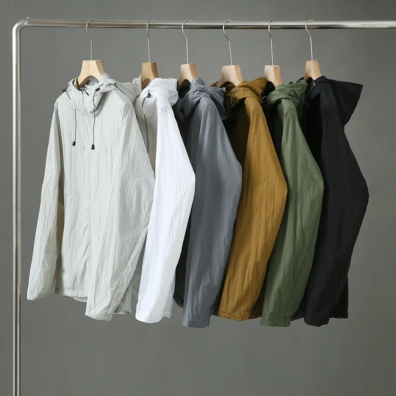 Ice Sensation UPF50 Sun Protection Jaet Men's Outdoor Hooded Skin Friendly Summer New Sle Faion Urban Youth Jaet
Ice Sensation UPF50 Sun Protection Jaet Men's Outdoor Hooded Skin Friendly Summer New Sle Faion Urban Youth Jaet