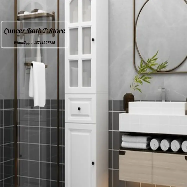Freestanding Bathroom Corner Cabinet Narrow Gap Storage Cabinet Toilet Side Cabinet for Washroom
Freestanding Bathroom Corner Cabinet Narrow Gap Storage Cabinet Toilet Side Cabinet for Washroom