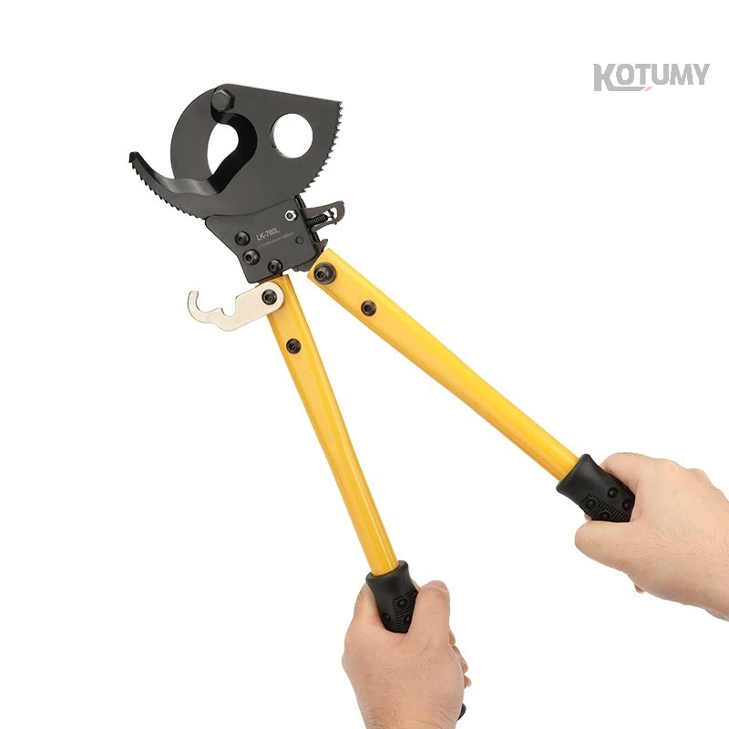 LK-760L Ratchet Cable Cutter German Style Labor-saving Manual Wire Cutting Pliers for Electricians
LK-760L Ratchet Cable Cutter German Style Labor-saving Manual Wire Cutting Pliers for Electricians