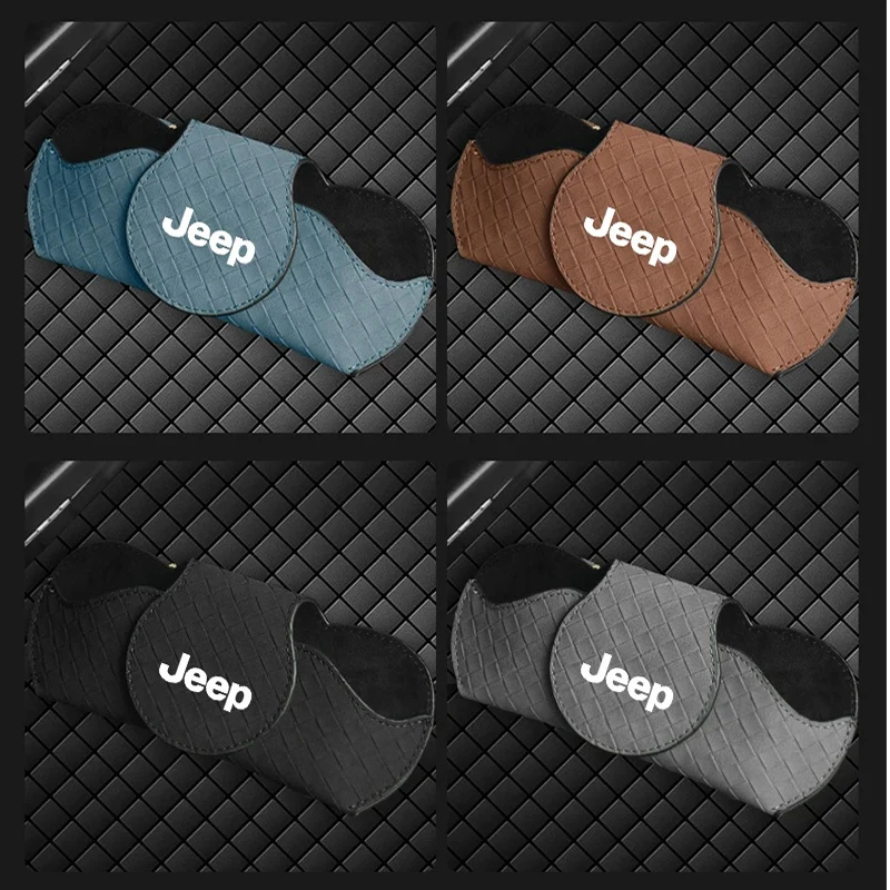 1Pc Leather Car Sunglasses Organizer for Jeep Renegade Wrangler JK Grand Cherokee Compass All Series Auto Interior Accessories
1Pc Leather Car Sunglasses Organizer for Jeep Renegade Wrangler JK Grand Cherokee Compass All Series Auto Interior Accessories