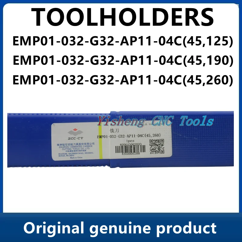 ZCC CT Original Tool Holders EMP01-032-G32-AP11-04C(45,125) EMP01-032-G32-AP11-04C(45,190) EMP01-032-G32-AP11-04C(45,260)
ZCC CT Original Tool Holders EMP01-032-G32-AP11-04C(45,125) EMP01-032-G32-AP11-04C(45,190) EMP01-032-G32-AP11-04C(45,260)