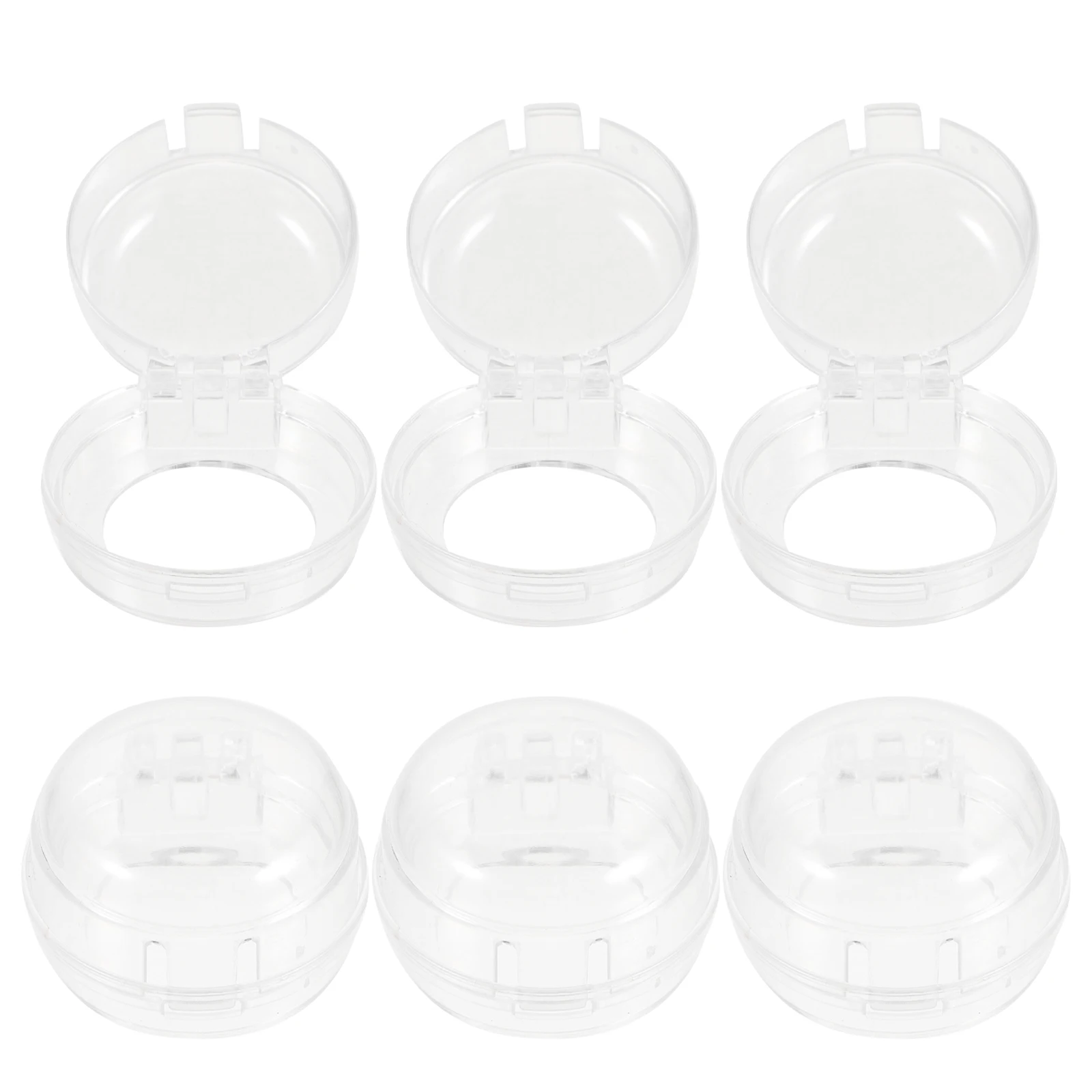 6 Pcs Key Protection Covers Transparent Material Child Safety Easy Install Circular Buttons Gas Stove Knob Locks Plastic Oven
6 Pcs Key Protection Covers Transparent Material Child Safety Easy Install Circular Buttons Gas Stove Knob Locks Plastic Oven