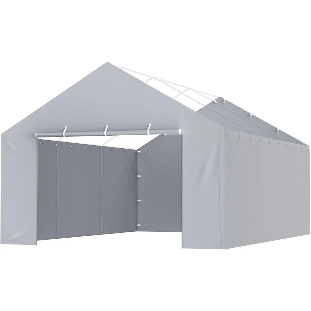 Carport Replacement Canopy Cover Side Wall 13 x 20 ft, Garage Tent Shelter Tarp Heavy-Duty Waterproof & UV Protected, Easy Insta
Carport Replacement Canopy Cover Side Wall 13 x 20 ft, Garage Tent Shelter Tarp Heavy-Duty Waterproof & UV Protected, Easy Insta