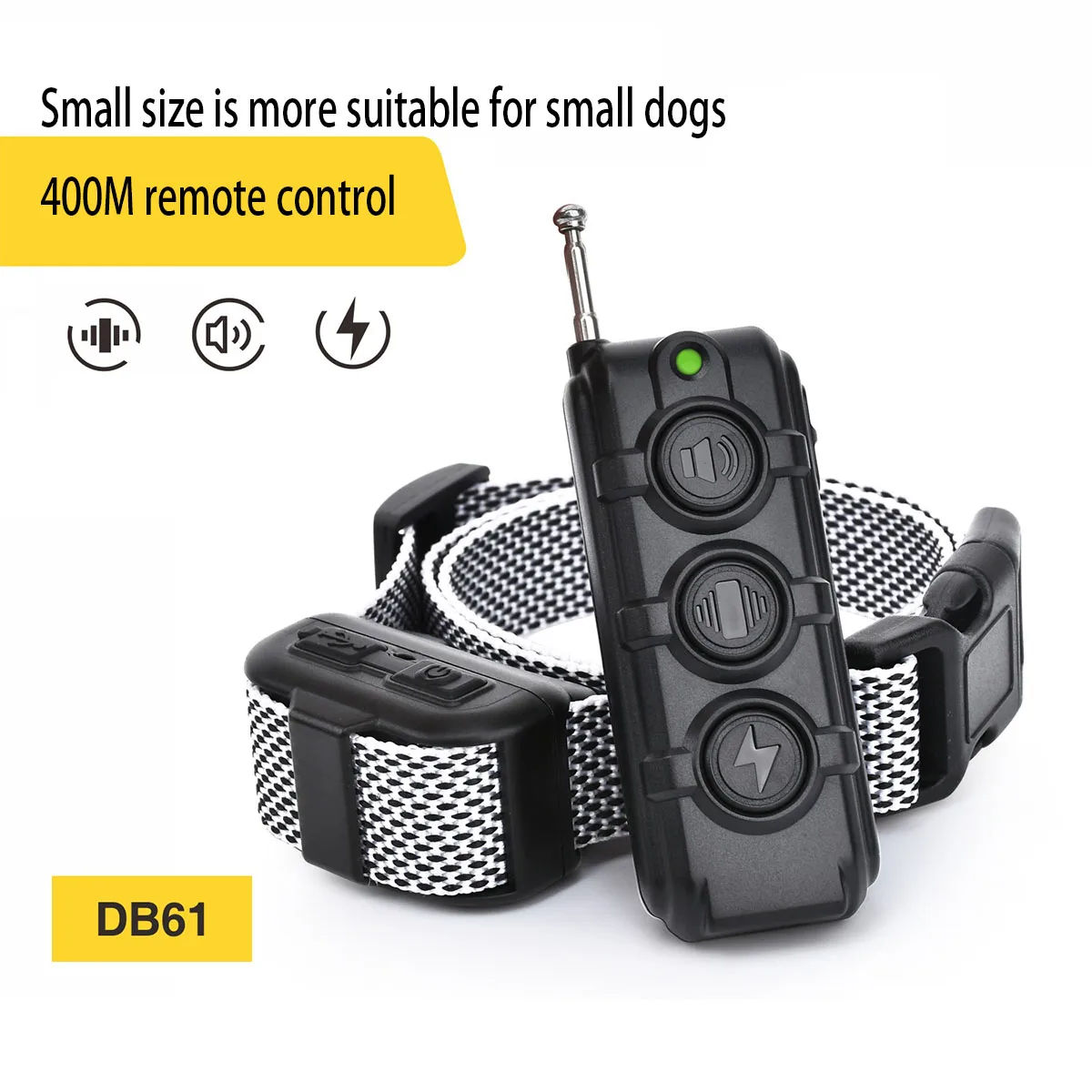 Dog Collar with Remote, Waterproof Dog Training Collar for Small Medium Large Dogs with Beep, Vibration, Rechargeable E-Collar 
Dog Collar with Remote, Waterproof Dog Training Collar for Small Medium Large Dogs with Beep, Vibration, Rechargeable E-Collar