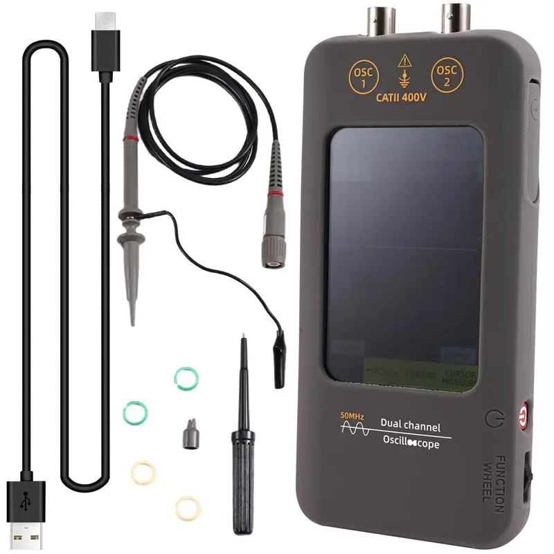 Most-BSIDE Touch Screen Digital Oscilloscope Tools Graphic Tester Signal Generator Handheld Digital Oscilloscope Dual Channel 50
Most-BSIDE Touch Screen Digital Oscilloscope Tools Graphic Tester Signal Generator Handheld Digital Oscilloscope Dual Channel 50