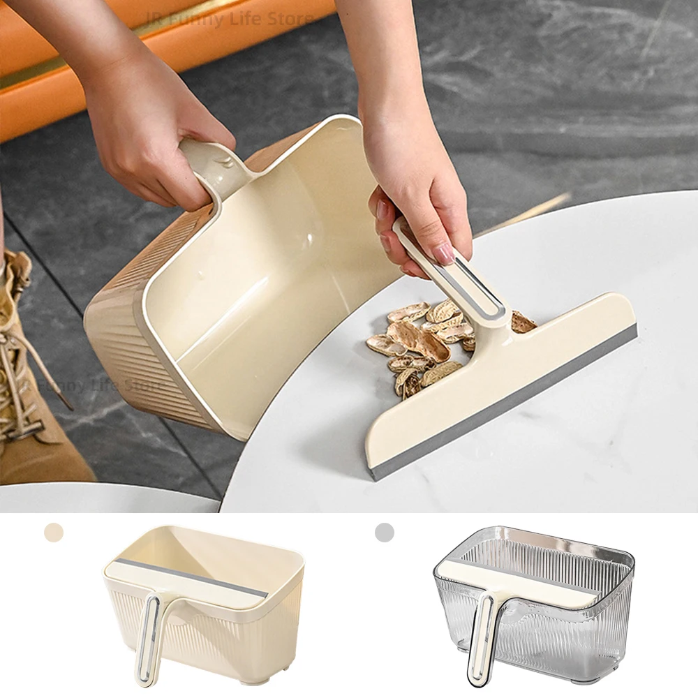 Desktop Trash Can With Scraper Mini Kitchen Trash Bin with Handle Food Wastebin Household Cleaning Kits
Desktop Trash Can With Scraper Mini Kitchen Trash Bin with Handle Food Wastebin Household Cleaning Kits