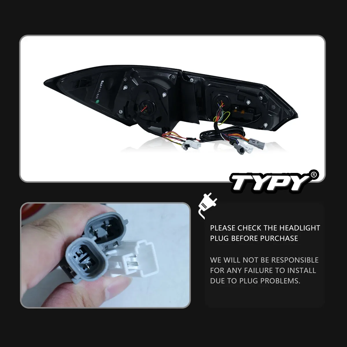 TYPY Car For Toyota Corolla Taillight 2014-2018 Upgrade Modified to New DRL Dynamic Turn Signal LED Taillight Auto Accessories
TYPY Car For Toyota Corolla Taillight 2014-2018 Upgrade Modified to New DRL Dynamic Turn Signal LED Taillight Auto Accessories