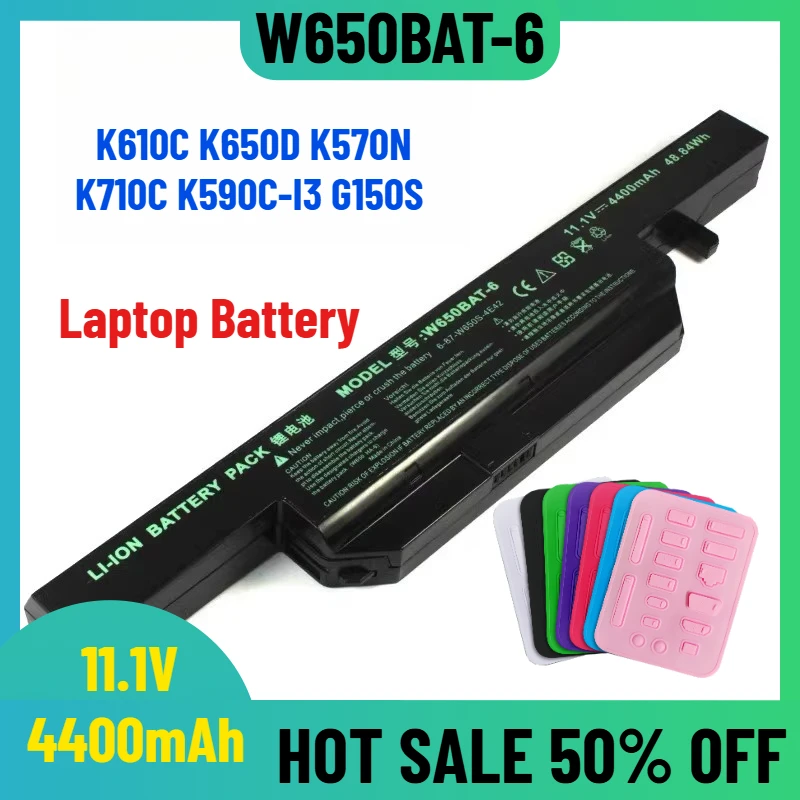 11.1V 4400mAh W650BAT-6 for K610C K650D K570N K710C K590C-I3 G150S Laptop Battery
11.1V 4400mAh W650BAT-6 for K610C K650D K570N K710C K590C-I3 G150S Laptop Battery
