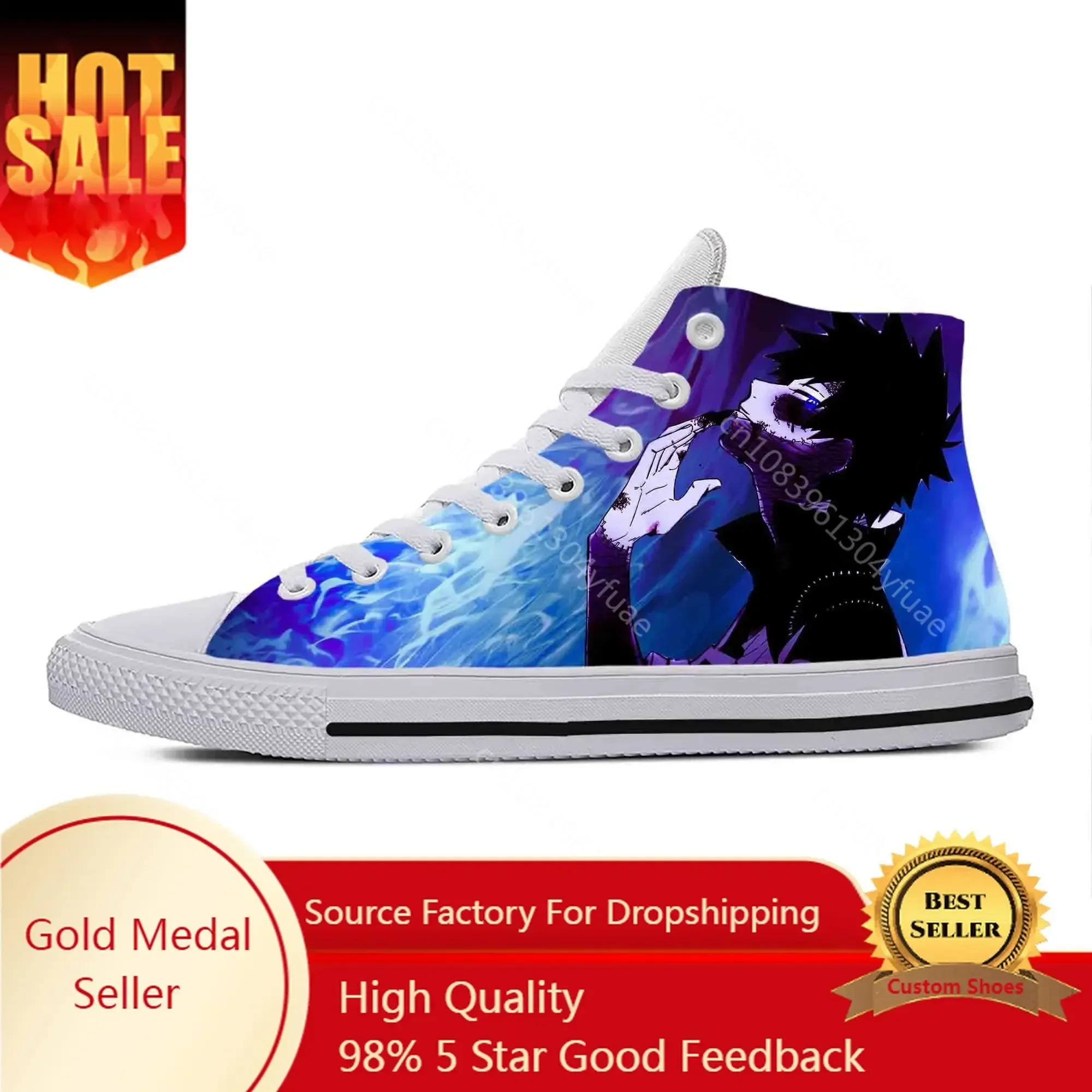 Anime Cartoon Manga Comic My Hero Academia Dabi Casual Cloth Shoes High Top Comfortable Breathable 3D Print Men Women Sneakers
Anime Cartoon Manga Comic My Hero Academia Dabi Casual Cloth Shoes High Top Comfortable Breathable 3D Print Men Women Sneakers