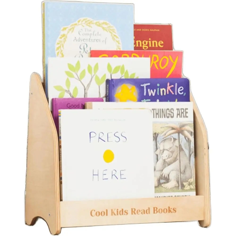 Large Natural Wood Kids Bookshelf Storage for Playroom and Toddler Room, Perfect for 2nd or 3rd Birthday Gifts
Large Natural Wood Kids Bookshelf Storage for Playroom and Toddler Room, Perfect for 2nd or 3rd Birthday Gifts