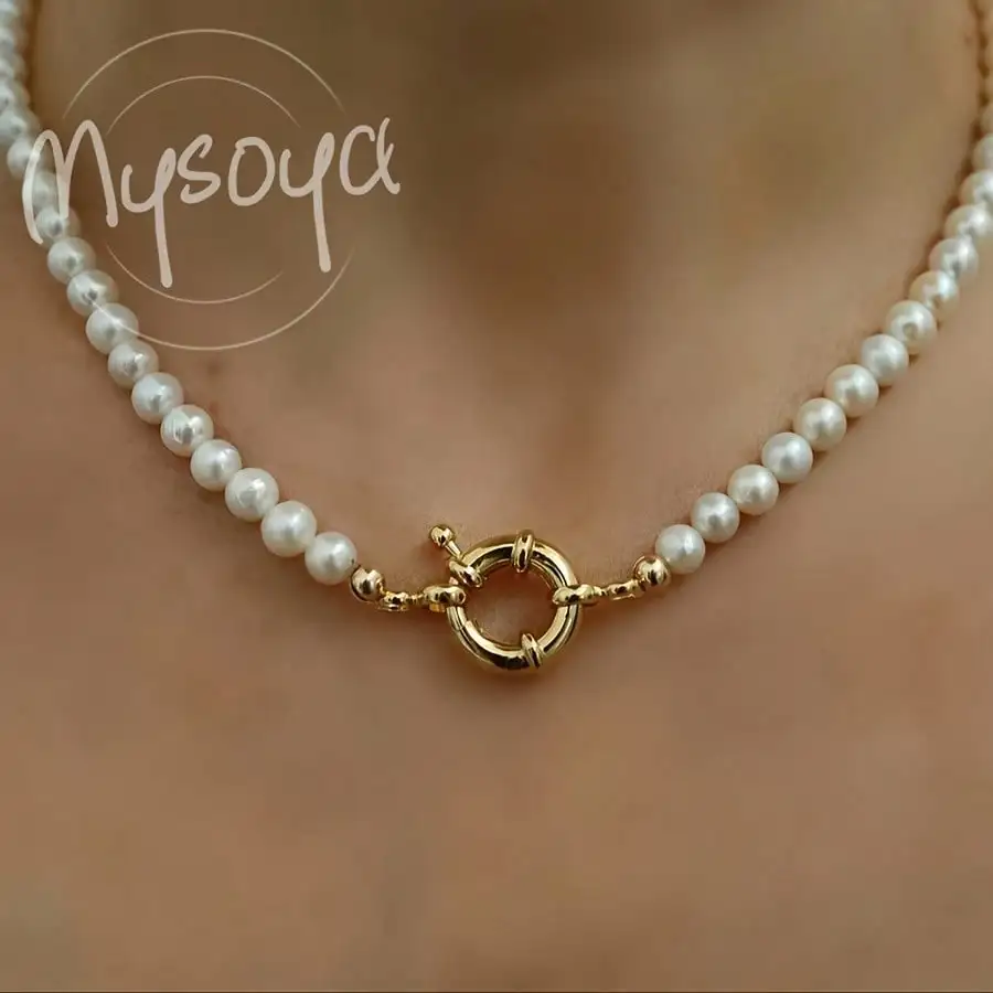 MYSOYA ожерелье из белого пресноводного жемчуга 5-6 мм жемчуг подарочная коробка подарок для нее свадебные украшения подарок на годовщину Рождества и дня рождения
MYSOYA ожерелье из белого пресноводного жемчуга 5-6 мм жемчуг подарочная коробка подарок для нее свадебные украшения подарок на годовщину Рождества и дня рождения