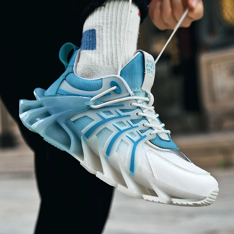 Men's Sports Shoes, Summer Breathable Mesh Blade Sneakers, Casual Ultra-Light Running Shoes for Men, Size 45, Large Size 46
Men's Sports Shoes, Summer Breathable Mesh Blade Sneakers, Casual Ultra-Light Running Shoes for Men, Size 45, Large Size 46