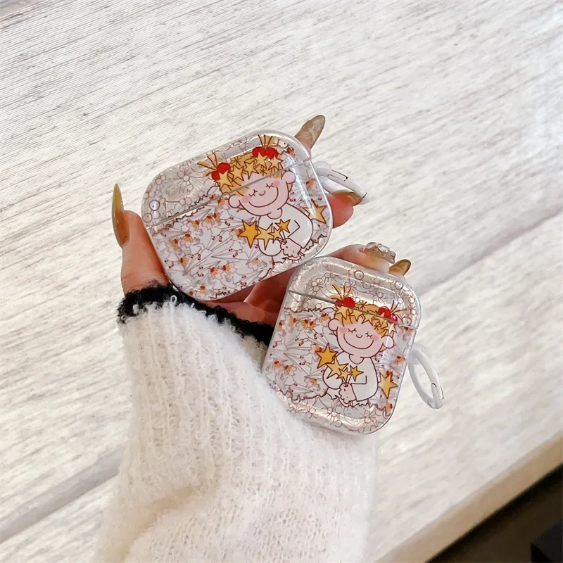 Cartoon Star Girl Case for AirPods 4 Airpod 1 2 3 Pro Pro2 Bluetooth Earbuds Charging Box Protective Earphone Case Cover
Cartoon Star Girl Case for AirPods 4 Airpod 1 2 3 Pro Pro2 Bluetooth Earbuds Charging Box Protective Earphone Case Cover