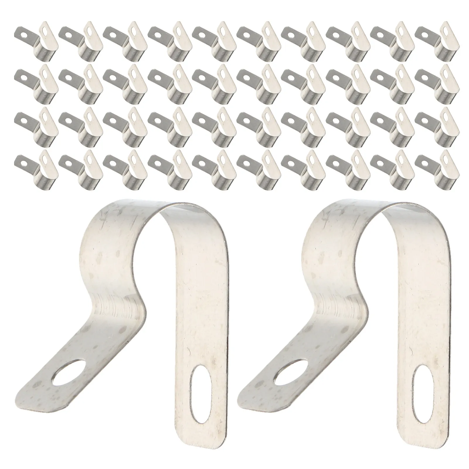200PCS Wire Clamps R Type Cable Clamps - Stainless Steel Wire Clips for Indoor and Outdoor Electrical Wiring Cord Organizer Clip
200PCS Wire Clamps R Type Cable Clamps - Stainless Steel Wire Clips for Indoor and Outdoor Electrical Wiring Cord Organizer Clip