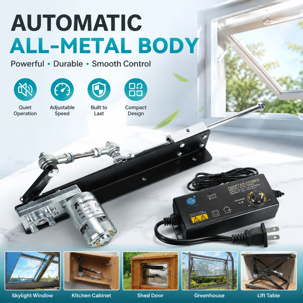 3-15CM Stroke Linear Actuator DC 24V Telescopic Push Rod Reciprocating Cycling 775 Upgrade Motor Kit with Stand Suction Cup
3-15CM Stroke Linear Actuator DC 24V Telescopic Push Rod Reciprocating Cycling 775 Upgrade Motor Kit with Stand Suction Cup