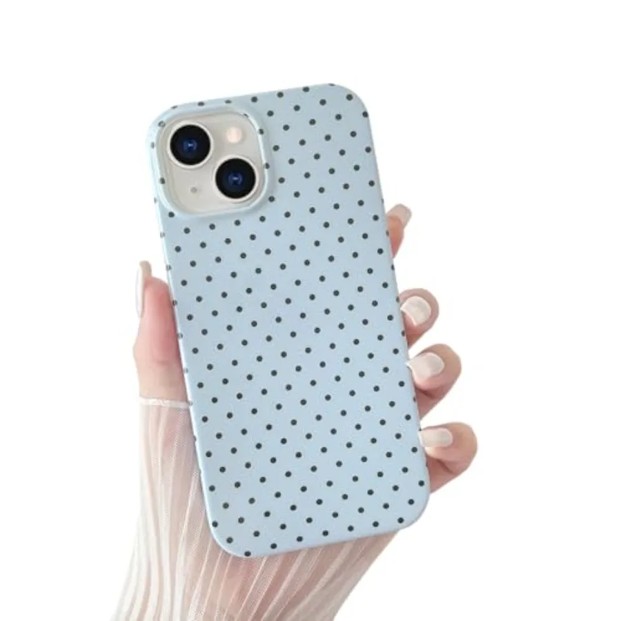 for iPhone 14 Case Cute Polka Dot Phone Case Soft TPU Slim Shockproof Phone Cover for Women Girls, Blue
for iPhone 14 Case Cute Polka Dot Phone Case Soft TPU Slim Shockproof Phone Cover for Women Girls, Blue