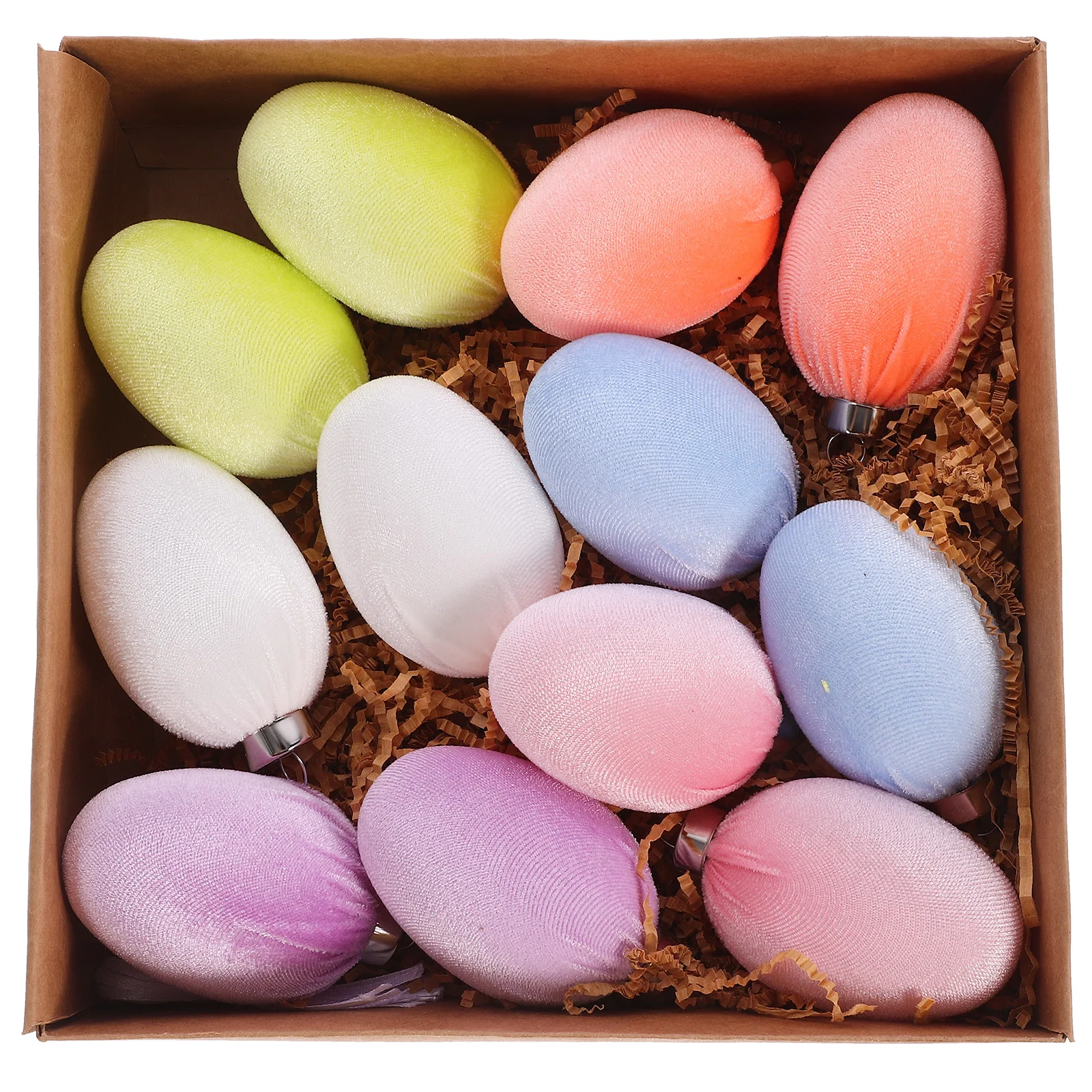 12 Pcs Easter Eggs Party Favor Decor Props Festival Pendant Scene Hanging Flocking Ornament Unique
12 Pcs Easter Eggs Party Favor Decor Props Festival Pendant Scene Hanging Flocking Ornament Unique