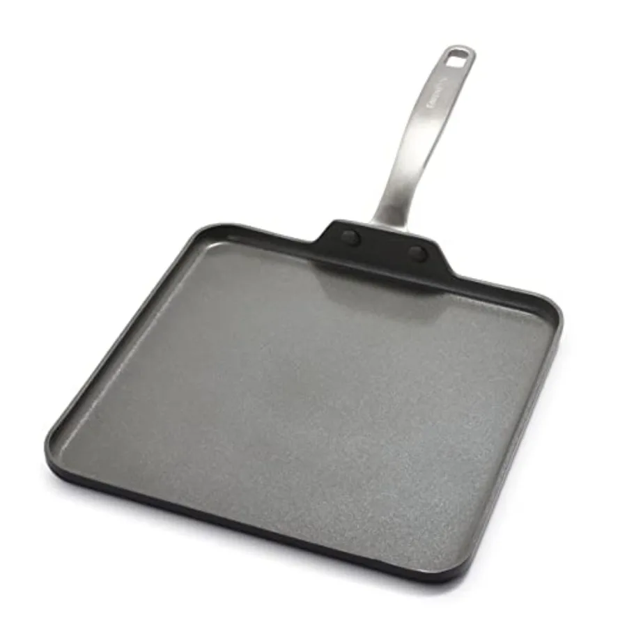 Chatham Hard Anodized Healthy Ceramic Nonstick 11" Griddle Pan PFAS-Free Dishwasher Safe Oven Safe
Chatham Hard Anodized Healthy Ceramic Nonstick 11" Griddle Pan PFAS-Free Dishwasher Safe Oven Safe