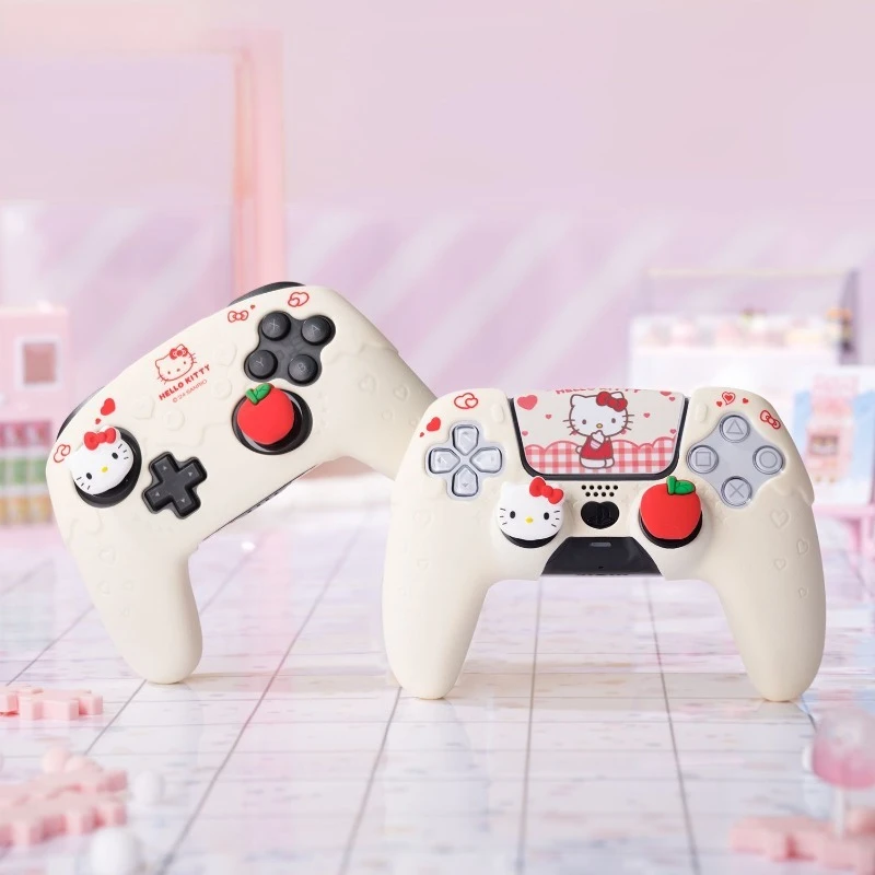 Anime Sanrio HelloKitty ForPS5 Handle Protective Sleeve NSPro Cartoon Cute Style Protective Case ForXbox Gamepad 2026 New Lovely
Anime Sanrio HelloKitty ForPS5 Handle Protective Sleeve NSPro Cartoon Cute Style Protective Case ForXbox Gamepad 2026 New Lovely