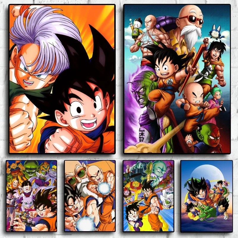Anime Classic Canvas Poster Dragon Ball Goku Wall Art Prints Gohan Decor Bedroom Home Pictures Children's Gift Kid Action
Anime Classic Canvas Poster Dragon Ball Goku Wall Art Prints Gohan Decor Bedroom Home Pictures Children's Gift Kid Action