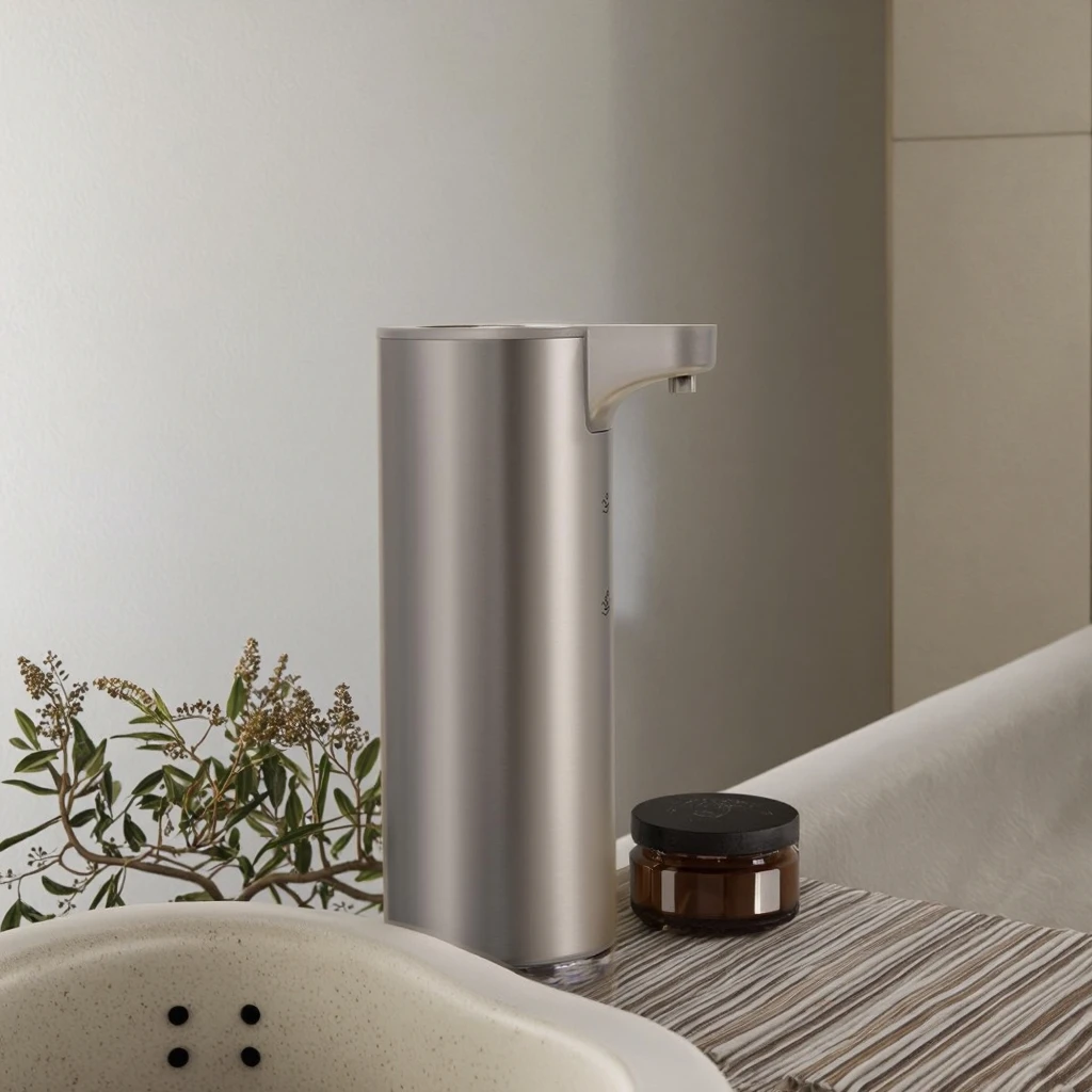 Modern Automatic Touchless Rechargeable Foaming Soap Dispenser Silver 280ml Wall-Mounted Water-Resistant Stainless Bathroom
Modern Automatic Touchless Rechargeable Foaming Soap Dispenser Silver 280ml Wall-Mounted Water-Resistant Stainless Bathroom