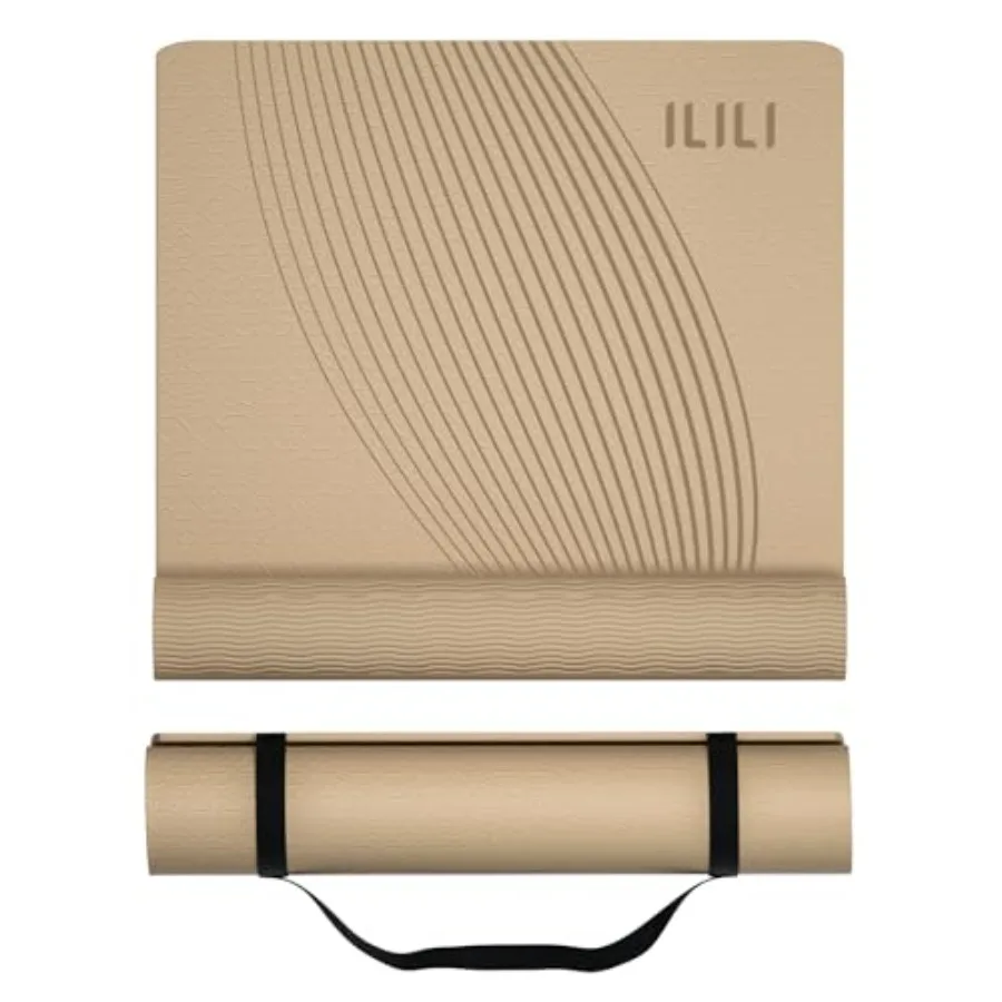 Yoga Mat, TPE Exercise Mat, Tear-Resistant, Fitness Yoga Mat with Carrying Strap, 72''x25''×0.3'' 8mm,Ideal for Yoga, Pilates,
Yoga Mat, TPE Exercise Mat, Tear-Resistant, Fitness Yoga Mat with Carrying Strap, 72''x25''×0.3'' 8mm,Ideal for Yoga, Pilates,