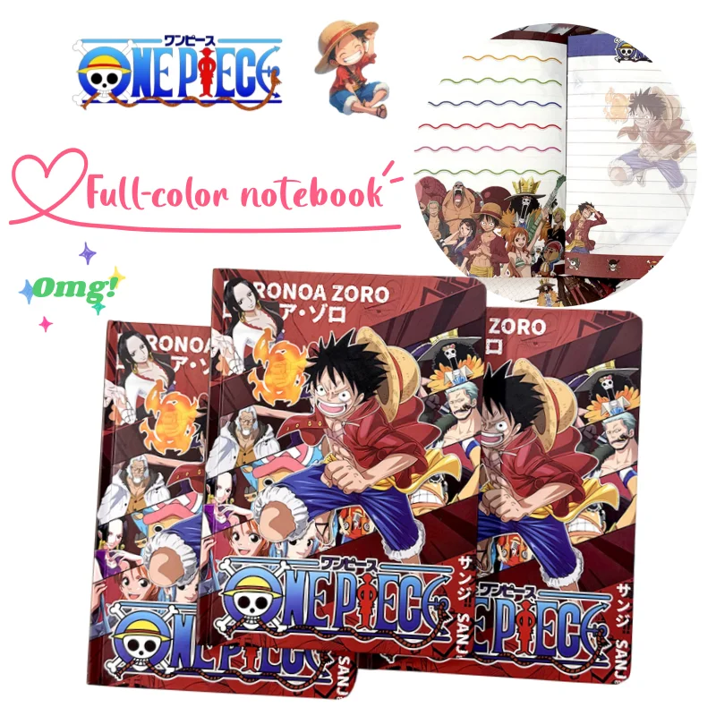 New One Piece Luffy Nami Roronoa Zoro Notebook Colorful Inner Page A5 Thickened Hard Shell Creative Personality Student Journal
New One Piece Luffy Nami Roronoa Zoro Notebook Colorful Inner Page A5 Thickened Hard Shell Creative Personality Student Journal