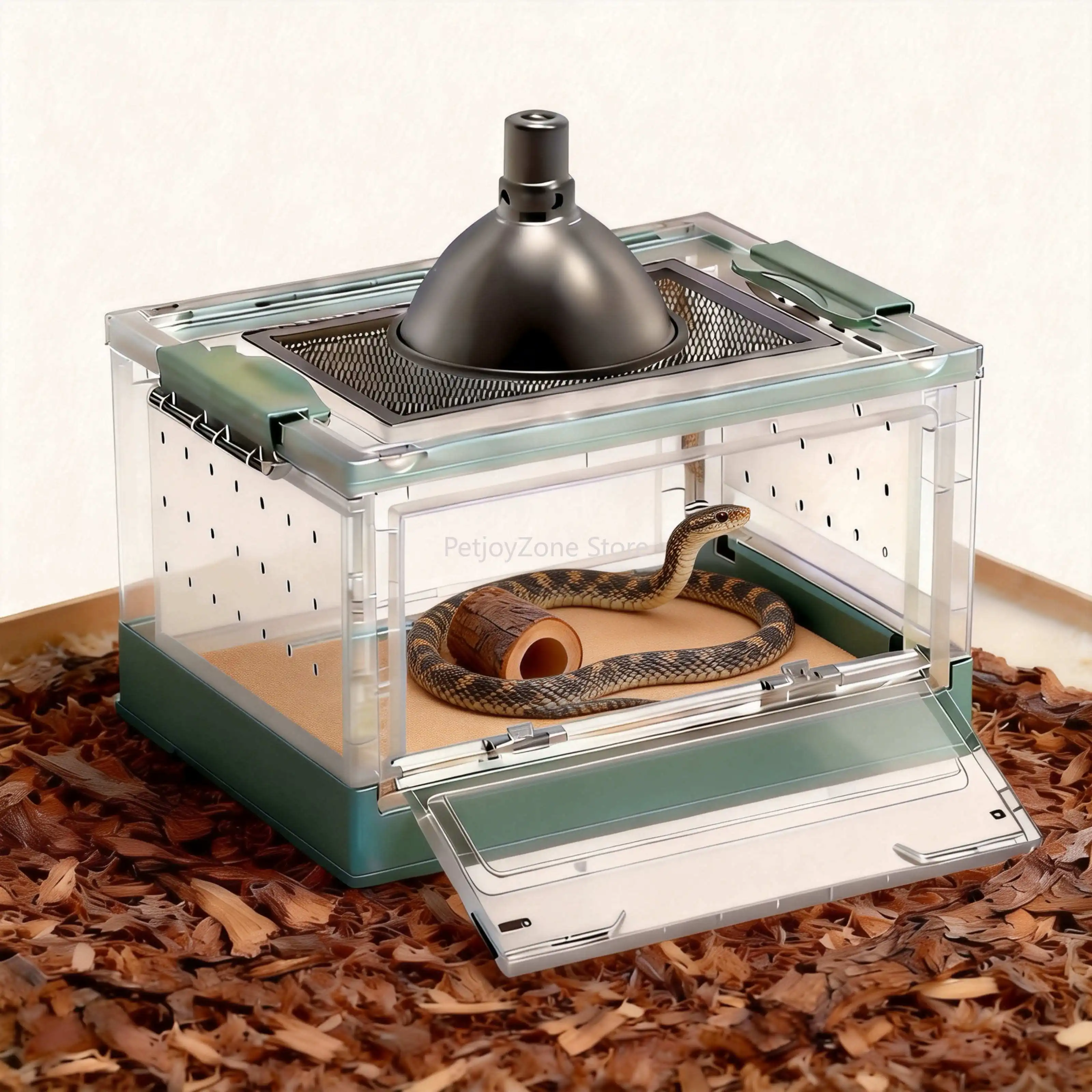Foldable Reptile Terrarium New Arrival Eco-Friendly ABS Acrylic With Screen Ventilation Feeding Box For Spider Lizard
Foldable Reptile Terrarium New Arrival Eco-Friendly ABS Acrylic With Screen Ventilation Feeding Box For Spider Lizard