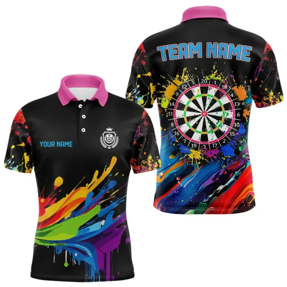 Trend Darts Graphic Polo Shirts Fashion Summer Short Sleeve Custom Name Team Uniforms Polo Shirt Cool Streetwear Oversized Tops
Trend Darts Graphic Polo Shirts Fashion Summer Short Sleeve Custom Name Team Uniforms Polo Shirt Cool Streetwear Oversized Tops