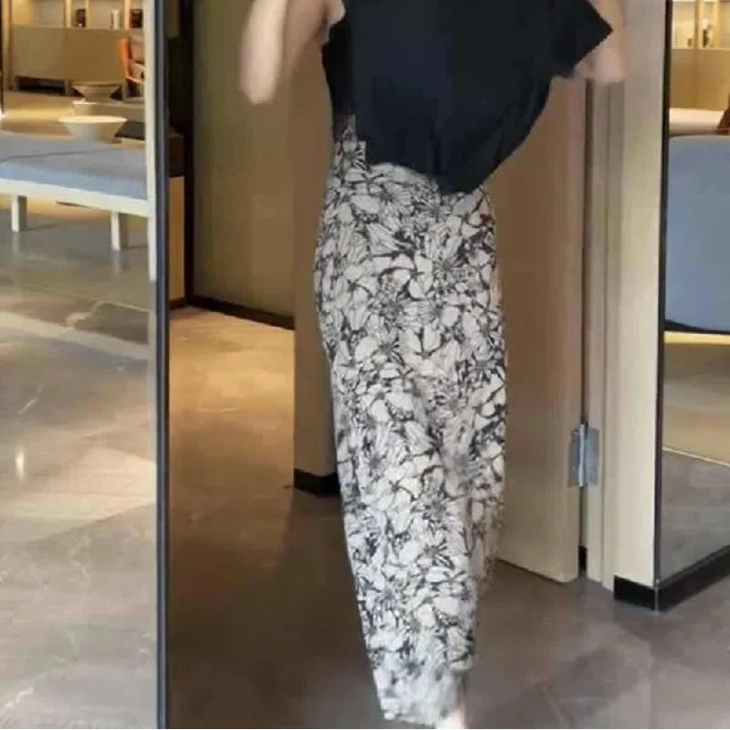 Женская Шифоновая Юбка До Колена, с высокой талией и принтом цветов
Женская Шифоновая Юбка До Колена, с высокой талией и принтом цветов