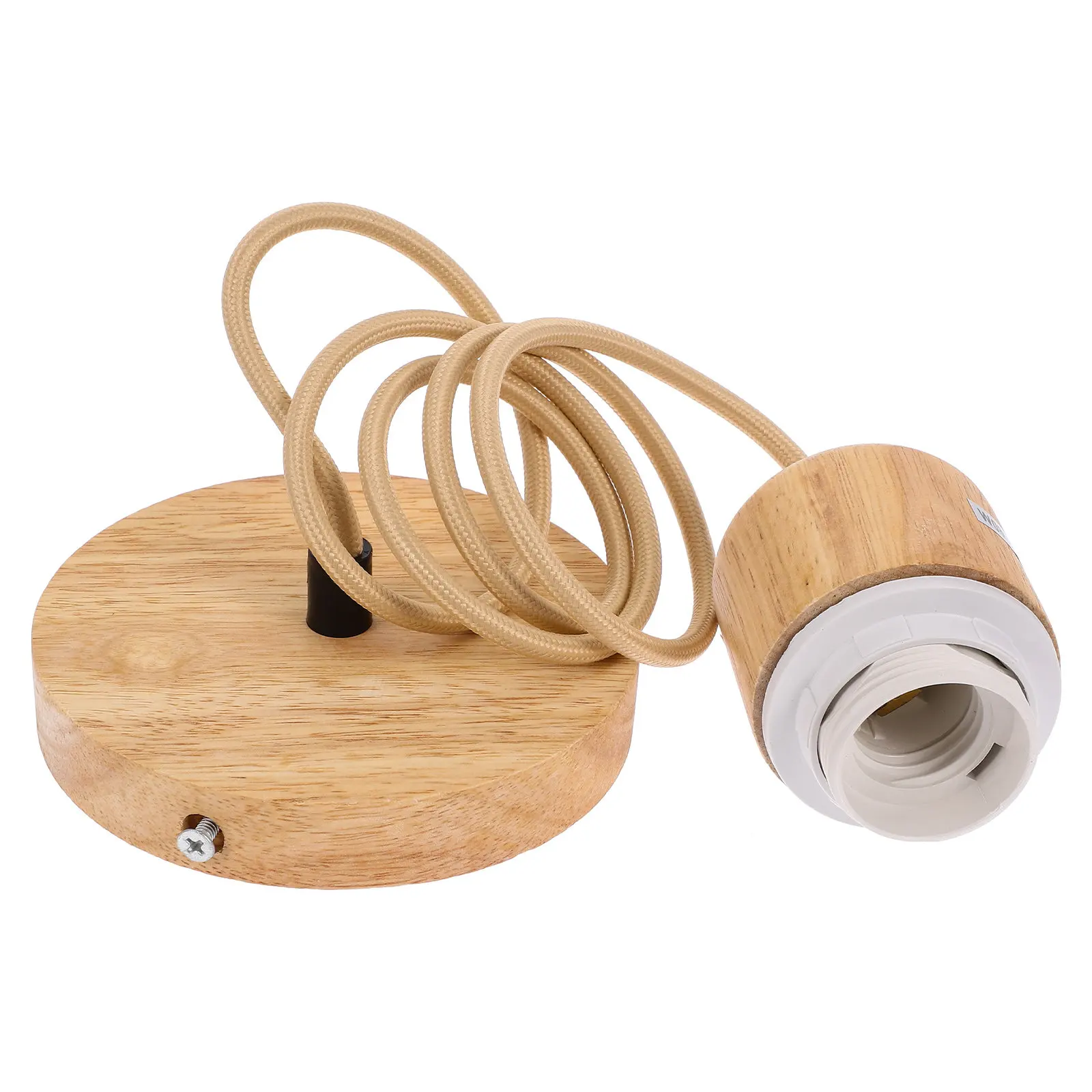 Прочное деревянное основание для подвесного светильника с винтовым патроном для лампы, для набора для самостоятельного изготовления светильников, легко устанавливаемые комплектующие для настольных ламп
Прочное деревянное основание для подвесного светильника с винтовым патроном для лампы, для набора для самостоятельного изготовления светильников, легко устанавливаемые комплектующие для настольных ламп