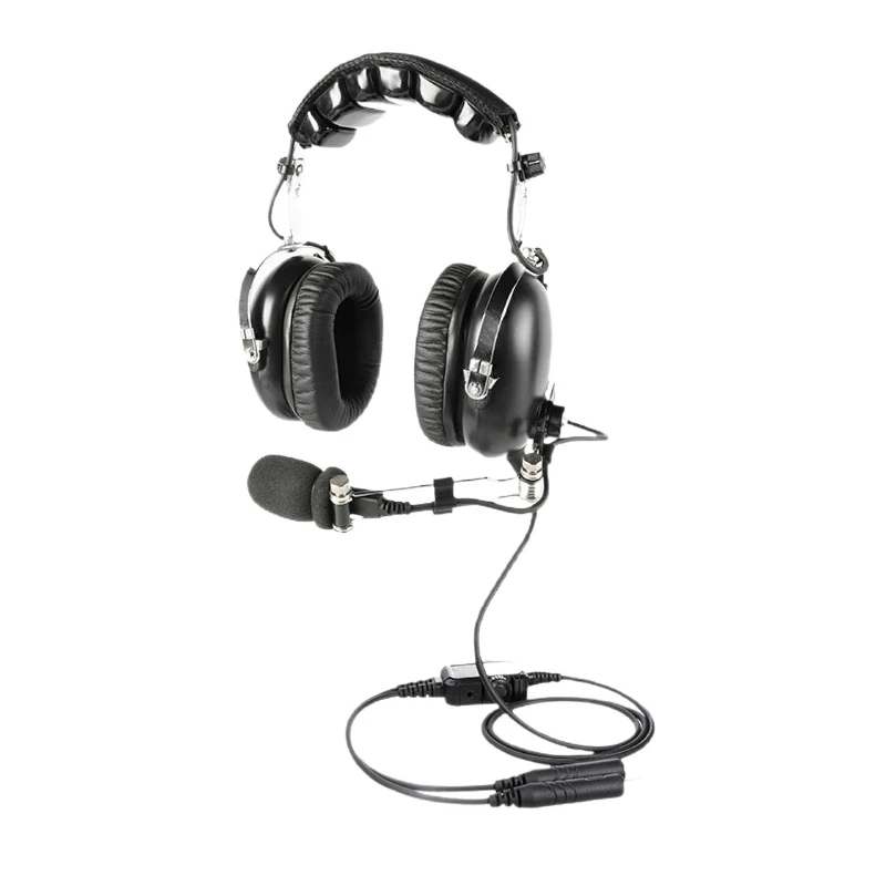Head-mounted noise reduction aviation ground handling one-to-many
Head-mounted noise reduction aviation ground handling one-to-many