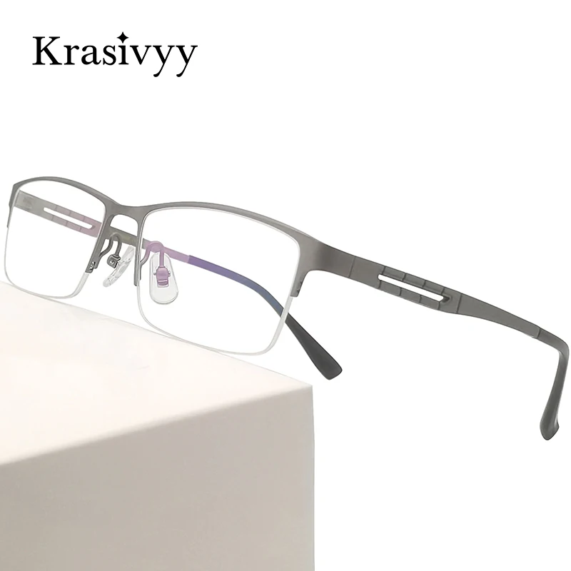 Очки Krasivyy мужские из чистого титана, ультралегкие Рецептурные очки в Корейском стиле, квадратная оптическая оправа, весна
Очки Krasivyy мужские из чистого титана, ультралегкие Рецептурные очки в Корейском стиле, квадратная оптическая оправа, весна