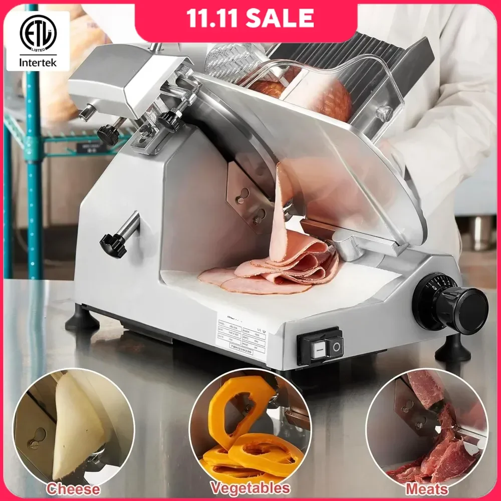 Electric Slicers with Premium Chromium-plated Steel Blade, Commercial Meat Slicer, Semi-Auto Foody Slicer, Electric Slicers
Electric Slicers with Premium Chromium-plated Steel Blade, Commercial Meat Slicer, Semi-Auto Foody Slicer, Electric Slicers