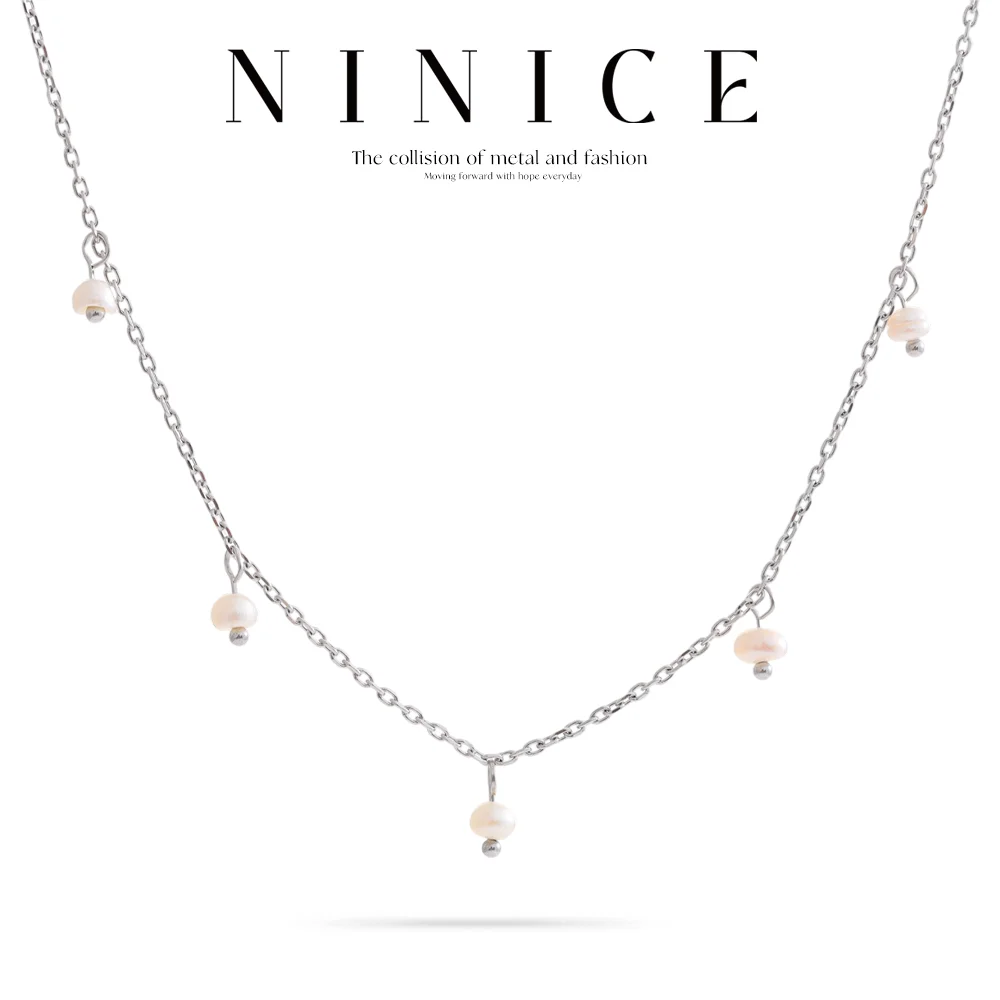 NiNice Necklaces for Women Stainless Steel Jewelry Natural Freshwater Pearl Pendant Handmade PVD Plated Accessory Gift New
NiNice Necklaces for Women Stainless Steel Jewelry Natural Freshwater Pearl Pendant Handmade PVD Plated Accessory Gift New