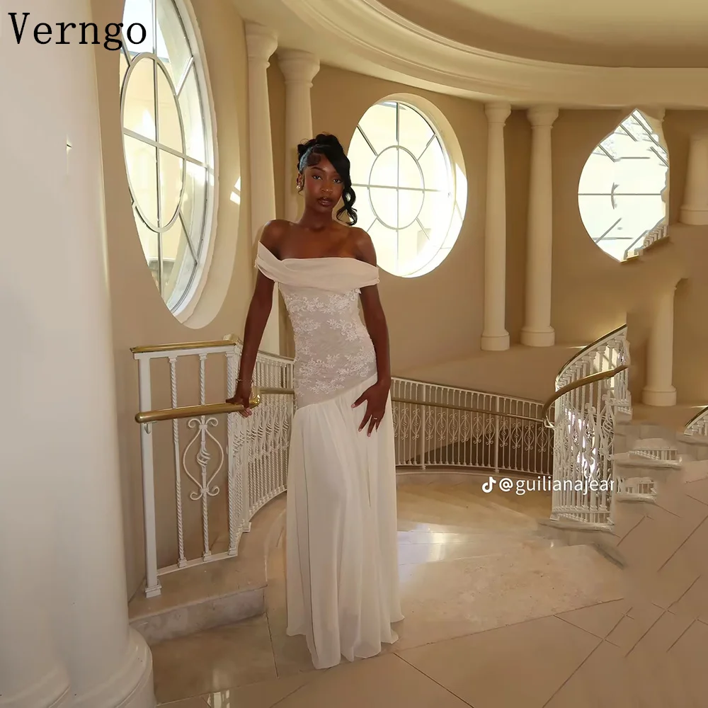 Verngo lvory Chiffon Evening Dress Boat Neck Mermaid Prom Dresses Modern Maxi Holiday Party Gowns 2026 Customized
Verngo lvory Chiffon Evening Dress Boat Neck Mermaid Prom Dresses Modern Maxi Holiday Party Gowns 2026 Customized