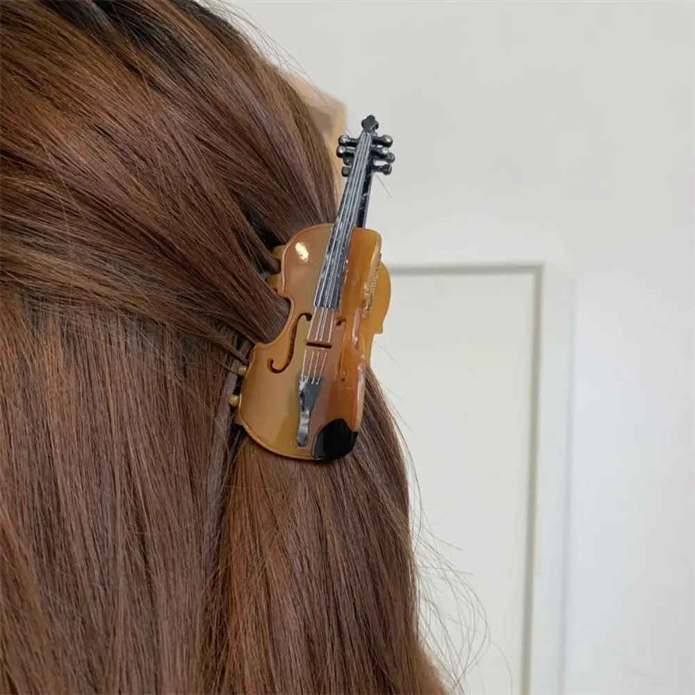 Creative Acetic Acid Acetate Guitar Hair Claw Video Tape Violin Music Hair Clip Sax Creative Big Shark Clip Female
Creative Acetic Acid Acetate Guitar Hair Claw Video Tape Violin Music Hair Clip Sax Creative Big Shark Clip Female