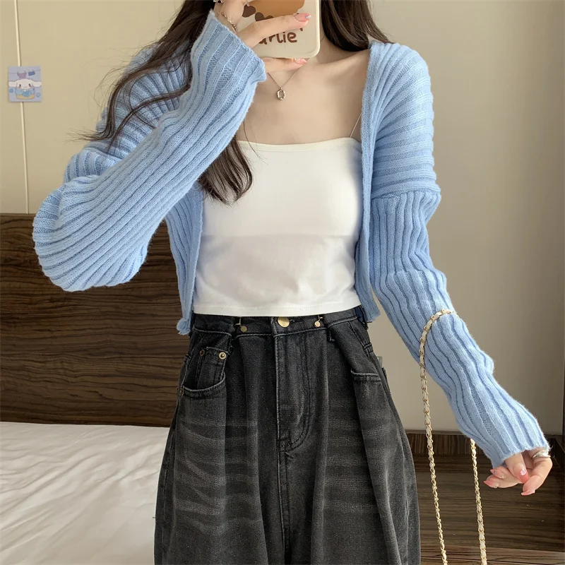 Women's Ice Silk Knitted ort Cardigan oulder awl Outerwear Long Sve Color Commute Sle Single Piece
Women's Ice Silk Knitted ort Cardigan oulder awl Outerwear Long Sve Color Commute Sle Single Piece